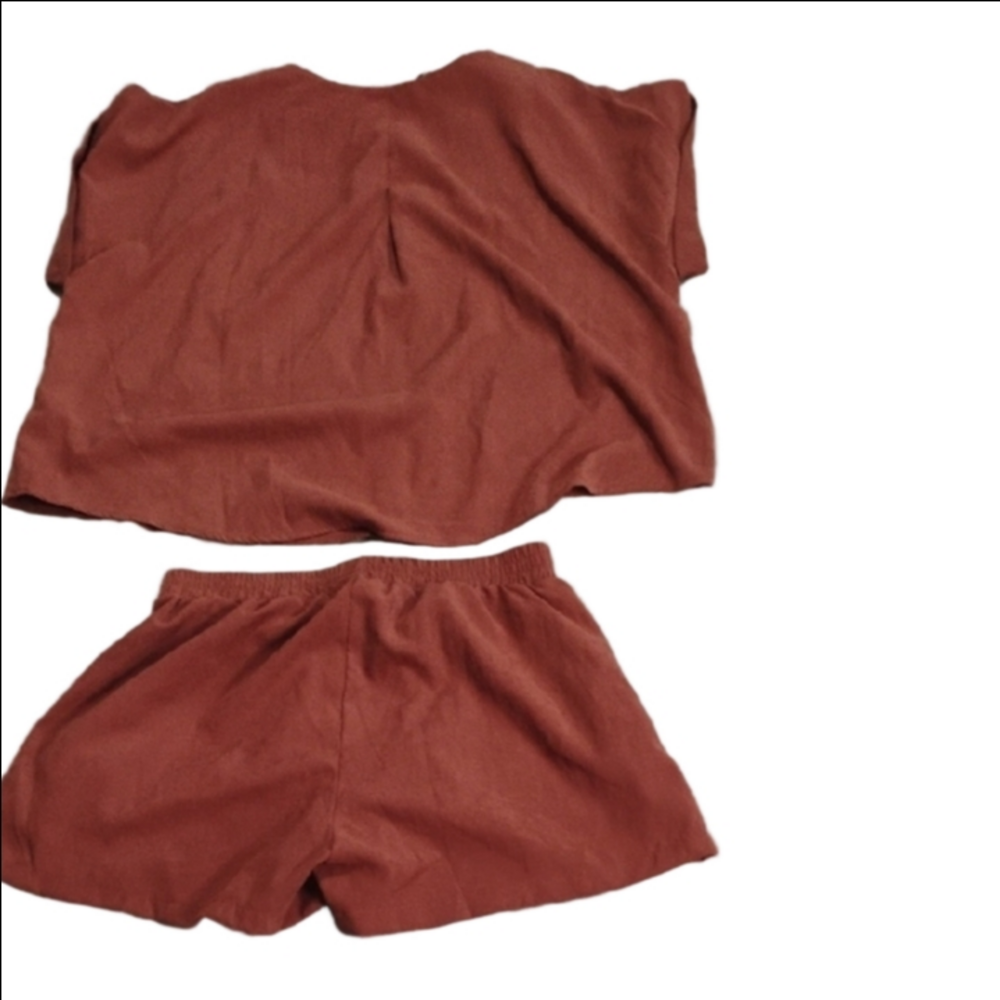 Klesis Women's Small Rust Two-Piece Set - Picture 4 of 4